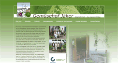 Desktop Screenshot of gemuesehof-jaeker.de