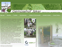 Tablet Screenshot of gemuesehof-jaeker.de